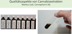 Qualit&auml;tsaspekte von Cannabisextrakten - Markus L&uuml;di, Cannapharm AG - Swissmedic