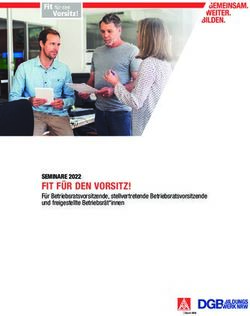 FIT FÜR DEN VORSITZ! SEMINARE 2022 - Seminare DGB-Bildungswerk NRW