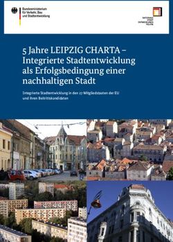 5 Jahre LEIPZIG CHARTA - Integrierte Stadtentwicklung als Erfolgsbedingung einer nachhaltigen Stadt - Integrierte Stadtentwicklung in den 27 ...