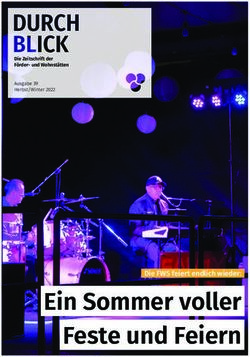 Ein Sommer voller Feste und Feiern - Die FWS feiert endlich wieder: Die Zeitschrift der F&ouml;rder- und Wohnst&auml;tten - fws-kettig.de