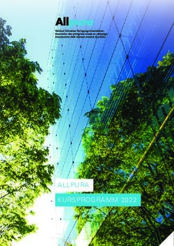 ALLPURA KURSPROGRAMM 2022 - Allpura Ostschweiz