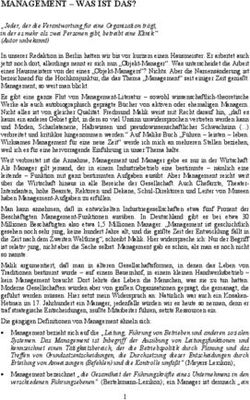 MANAGEMENT - WAS IST DAS?