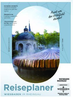 Reiseplaner - in Wiesbaden