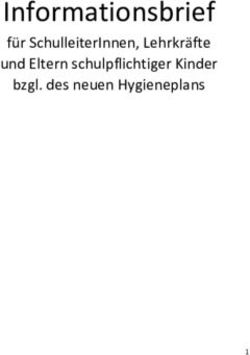 Informationsbrief f&uuml;r SchulleiterInnen, Lehrkr&auml;fte und Eltern schulpflichtiger Kinder bzgl. des neuen Hygieneplans