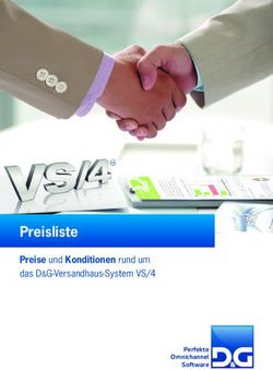 Preisliste Preise und Konditionen rund um - das D&G-Versandhaus-System VS/4 - D&G-Software