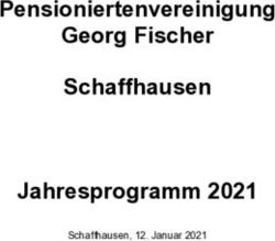 Pensioniertenvereinigung Georg Fischer Schaffhausen Jahresprogramm 2021 - Schaffhausen, 12. Januar 2021 - Pensioniertenvereinigung Georg ...