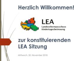 Herzlich Willkommen! - zur konstituierenden LEA Sitzung LEA - Mittwoch, 20. November 2018 - LEA Hamburg