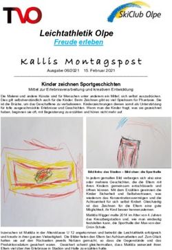 Kallis Montagspost Leichtathletik Olpe - Freude erleben - Skiclub Olpe eV