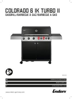 COLORADO 6 IK TURBO II - GASGRILL/BARBECUE &Agrave; GAZ/BARBECUE A GAS - DE FR IT - Favex