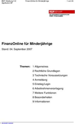 FinanzOnline f&uuml;r Minderj&auml;hrige - Stand: 04. September 2007