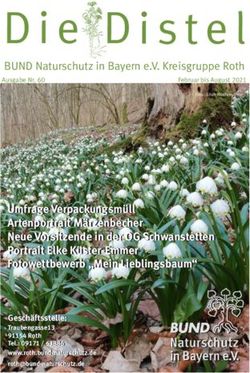 Die Distel - BUND Naturschutz in Bayern eV