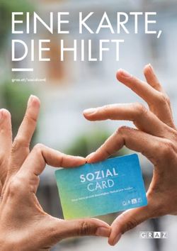 EINE KARTE, DIE HILFT - graz.at/sozialcard - Stadt Graz
