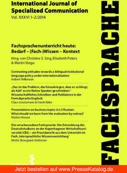 International Journal of Specialized Communication