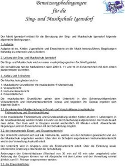 Benutzungsbedingungen f&uuml;r die Sing- und Musikschule Igensdorf