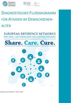 DIAGNOSTISCHES FLU&szlig;DIAGRAMM F&Uuml;R ATAXIEN IM ERWACHSENEN-ALTER - ERN-RND