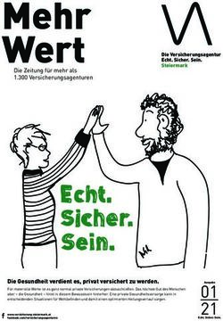 Mehr Wert - Die Versicherungsagenturen Steiermark