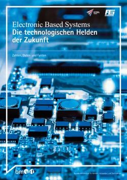 Electronic Based Systems Die technologischen Helden der Zukunft - Zahlen, Daten und Fakten