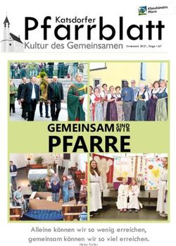 Pfarrblatt - PFARRE Alleine k&ouml;nnen wir so wenig erreichen, gemeinsam k&ouml;nnen wir so viel erreichen.