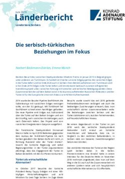 Die serbisch-t&uuml;rkischen - Konrad-Adenauer ...