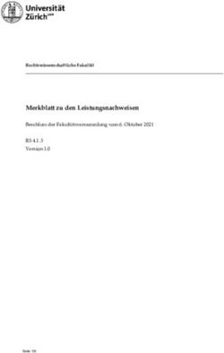 Merkblatt zu den Leistungsnachweisen - Rechtswissenschaftliche Fakultät