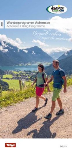 Conquer the mountains - Wanderprogramm Achensee Achensee Hiking Programme