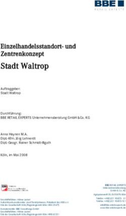 Stadt Waltrop Einzelhandelsstandort- und Zentrenkonzept