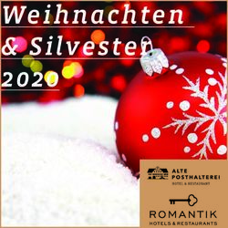 Weihnachten & Silvester 2020 - Alte Posthalterei