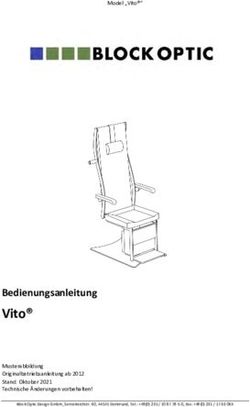 Vito Bedienungsanleitung - BLOCK OPTIC