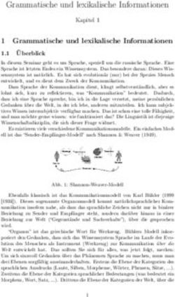 Grammatische und lexikalische Informationen - Olav Mueller ...