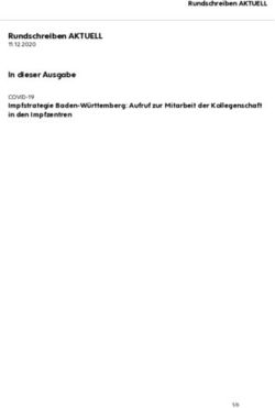 Rundschreiben AKTUELL - 11.12.2020 In dieser Ausgabe