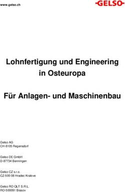 Lohnfertigung und Engineering in Osteuropa F&uuml;r Anlagen- und Maschinenbau - Gelso AG