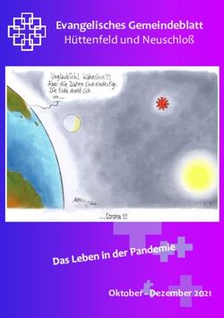 Evangelisches Gemeindeblatt - H&uuml;ttenfeld und Neuschlo&szlig; - Oktober - Dezember 2021 - bei der Ev. Kirchengemeinde ...