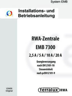 RWA-Zentrale EMB 7300 - Installations- und Betriebsanleitung System EMB