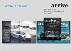 MEDIADATEN 2022 DAS MAGAZIN F&Uuml;R DIE MOBILI&Auml;T DER ZUKUNFT - arrive Magazin