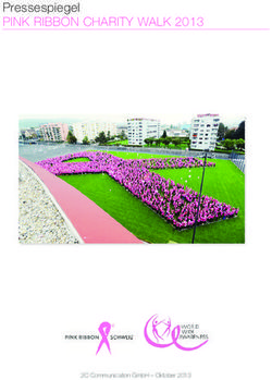 Pressespiegel PINK RIBBON CHARITY WALK 2013 - 2C Communication GmbH - Oktober 2013