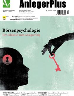 B&ouml;rsenpsychologie Der Schl&uuml;ssel zum Anlageerfolg - Rabe Investmentberatung