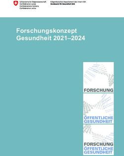Forschungskonzept Gesundheit 2021-2024 - Bundesamt für ...