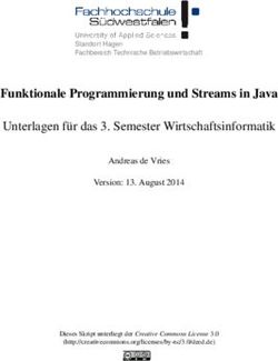 Funktionale Programmierung und Streams in Java - Unterlagen für das 3. Semester Wirtschaftsinformatik