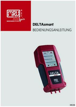 BEDIENUNGSANLEITUNG DELTAsmart - mru.eu