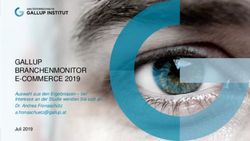 GALLUP BRANCHENMONITOR E-COMMERCE 2019 - Auswahl aus den Ergebnissen - bei Interesse an der Studie wenden Sie sich an Dr. Andrea Fronasch&uuml;tz ...