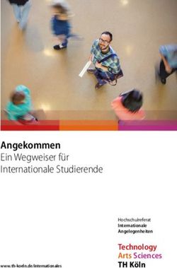 Angekommen Ein Wegweiser f&uuml;r Internationale Studierende - Technology Arts Sciences