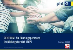 Zentrum für Führungspersonen im Bildungsbereich (ZFP) - Schuljahr 2019/20 - Pädagogische Hochschule Tirol