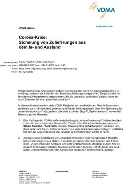 Corona-Krise: Sicherung von Zulieferungen aus dem In- und Ausland - VDMA Au&szlig;enwirtschaft