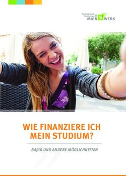 WIE FINANZIERE ICH MEIN STUDIUM? - BAf&ouml;G UND ANDERE M&Ouml;GLICHKEITEN