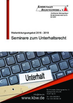 www.kbw.de - Seminare zum Unterhaltsrecht Weiterbildungsangebot 2018 2019 - Kommunales Bildungswerk