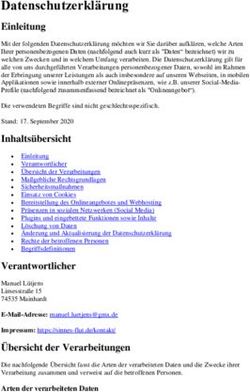 Datenschutzerkl&auml;rung Einleitung - Home sinnes-flut.de