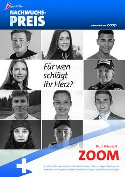 F&uuml;r wen schl&auml;gt Ihr Herz? - ZOOMNr. 1 | M&auml;rz 2018 - pr&auml;sentiert von - Schweizer Sporthilfe