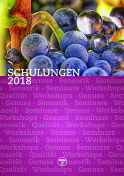 SCHULUNGEN 2018 - Peter Riegel Weinimport GmbH