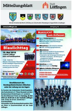 Mitteilungsblatt L&ouml;ffingen - Stadt Jahrgang 42