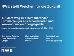 RWE stellt Weichen f&uuml;r die Zukunft - Auf dem Weg zu einem f&uuml;hrenden Stromerzeuger aus erneuerbaren und konventionellen Energiequellen